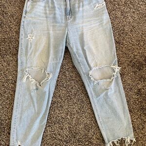 American Eagle Ripped Boyfriend Jeans size 18
